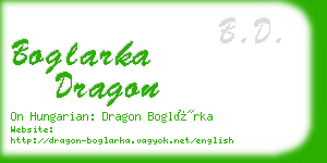 boglarka dragon business card